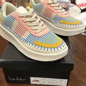 Nicole Miller Brita Shoes sneakers gym size 8.5 NIB
